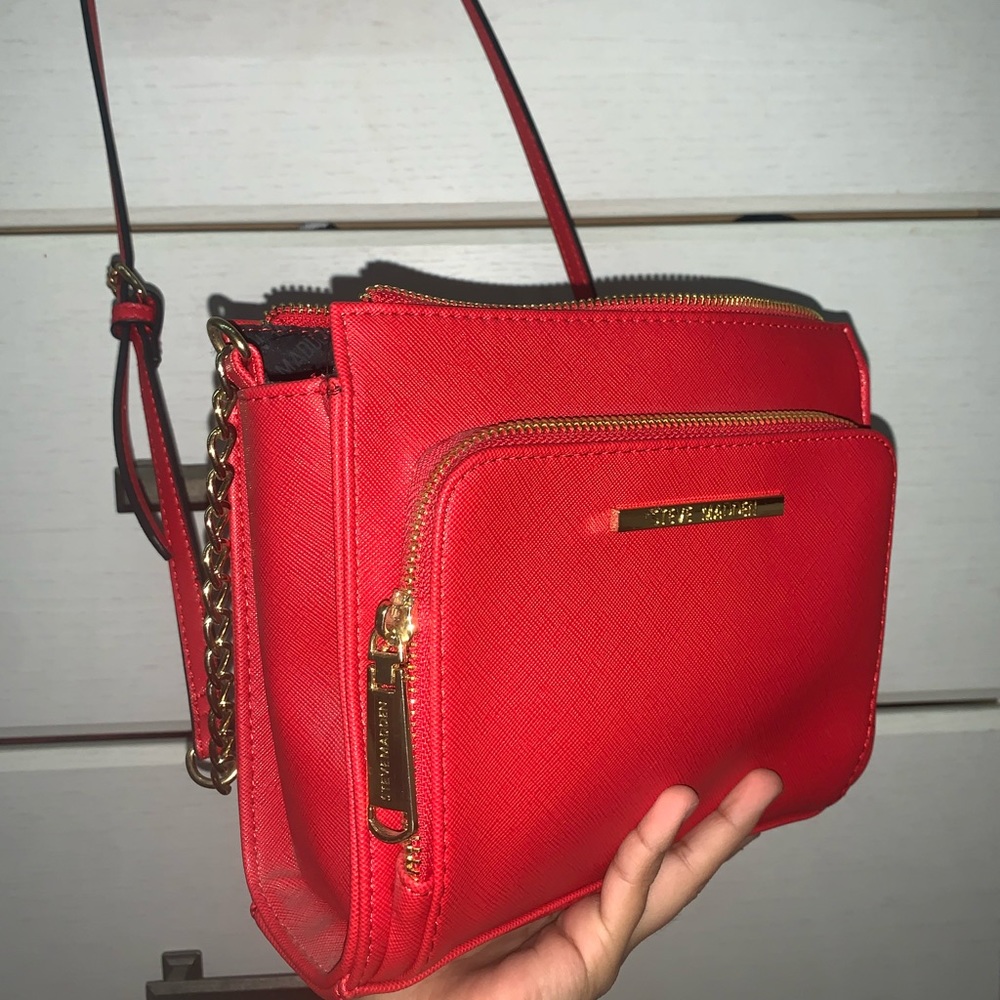 Steve madden crossbody bag (red)